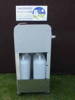 location lavabo et lave main mobile, sani lavabo 1 poste